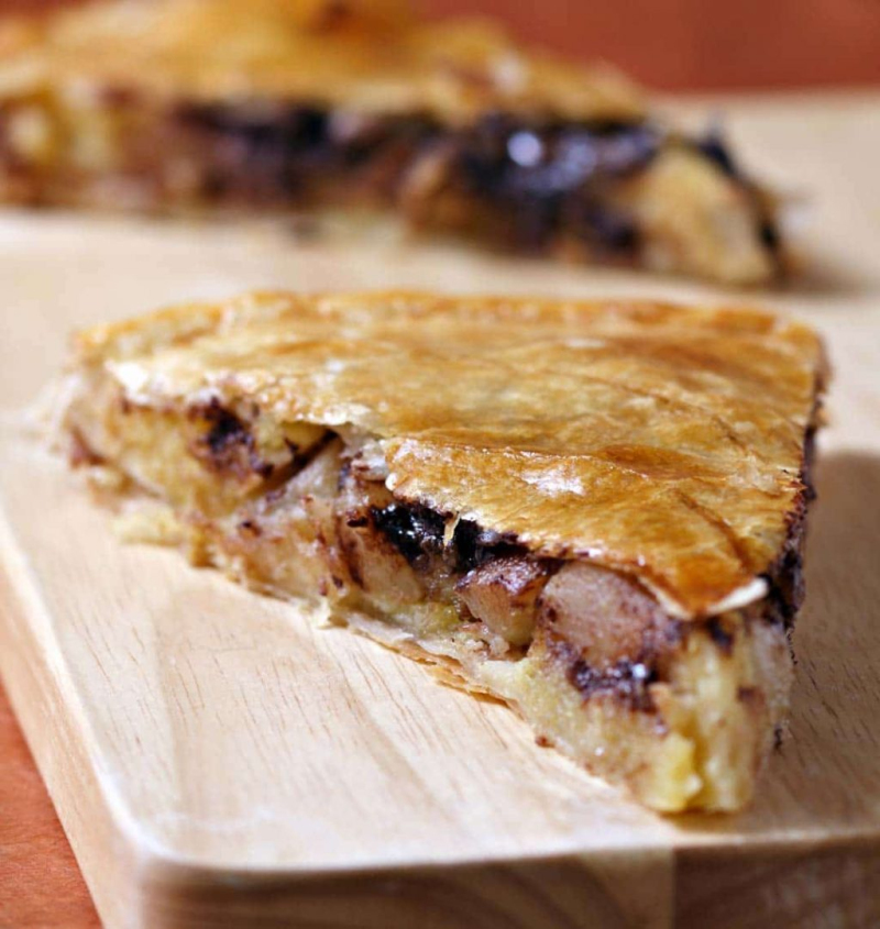 Galette des rois frangipane poire chocolat