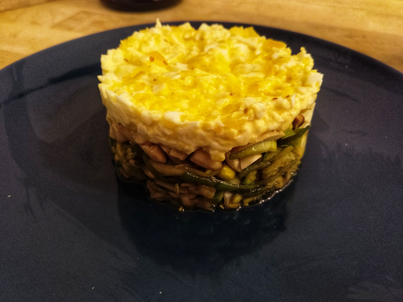 Poireaux crabes mayonnaise