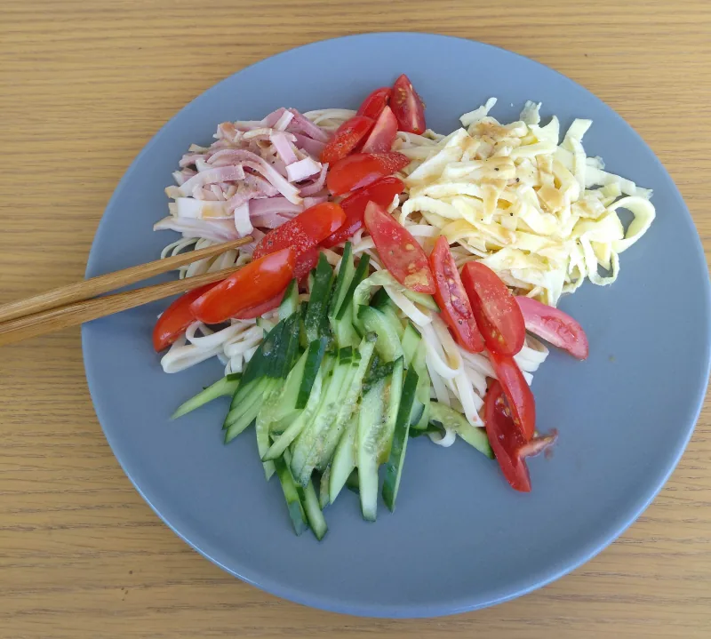 Ramen frais (Hiyashi chuka)