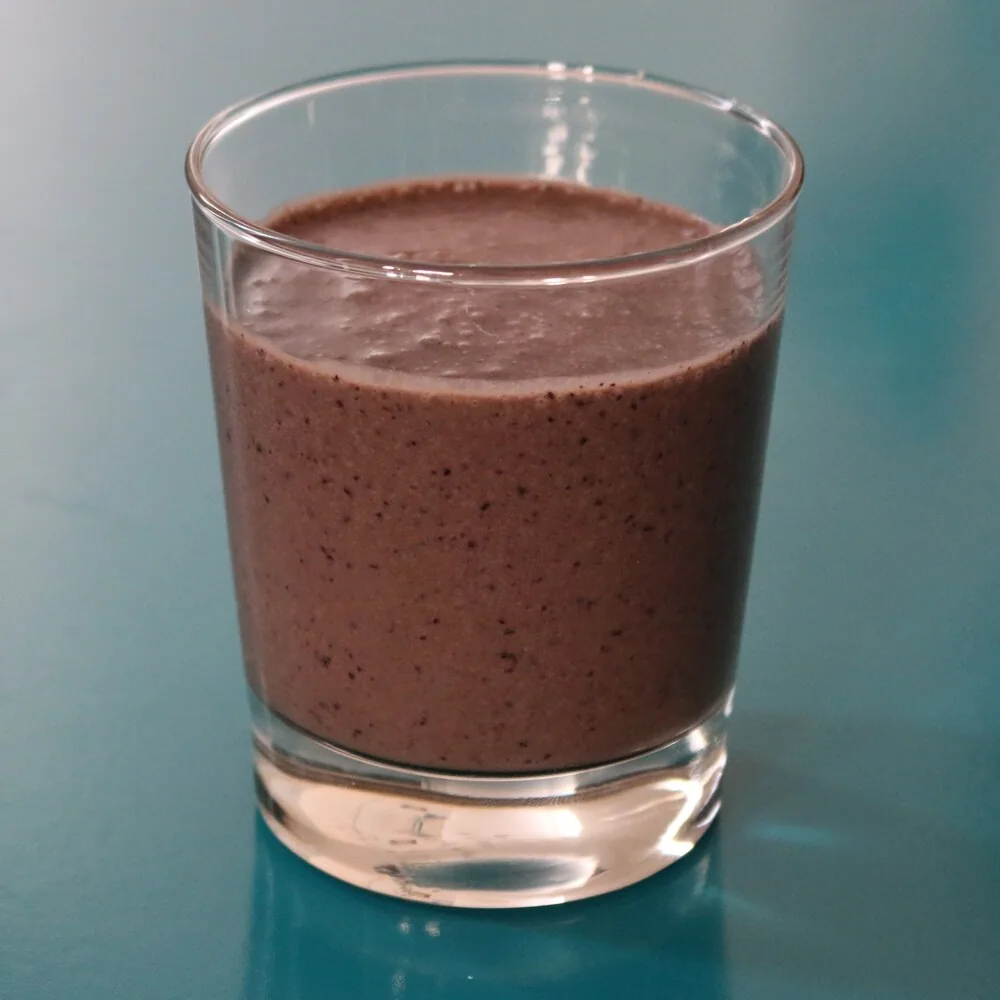 Smoothie aux myrtilles
