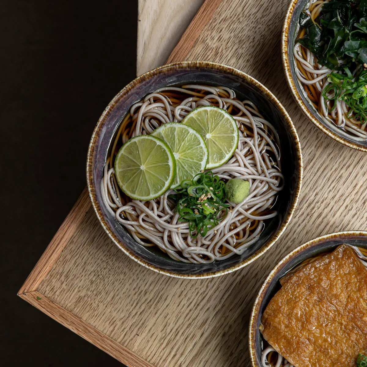 Soupe de Soba fraîche de sarrasin au Yuzu